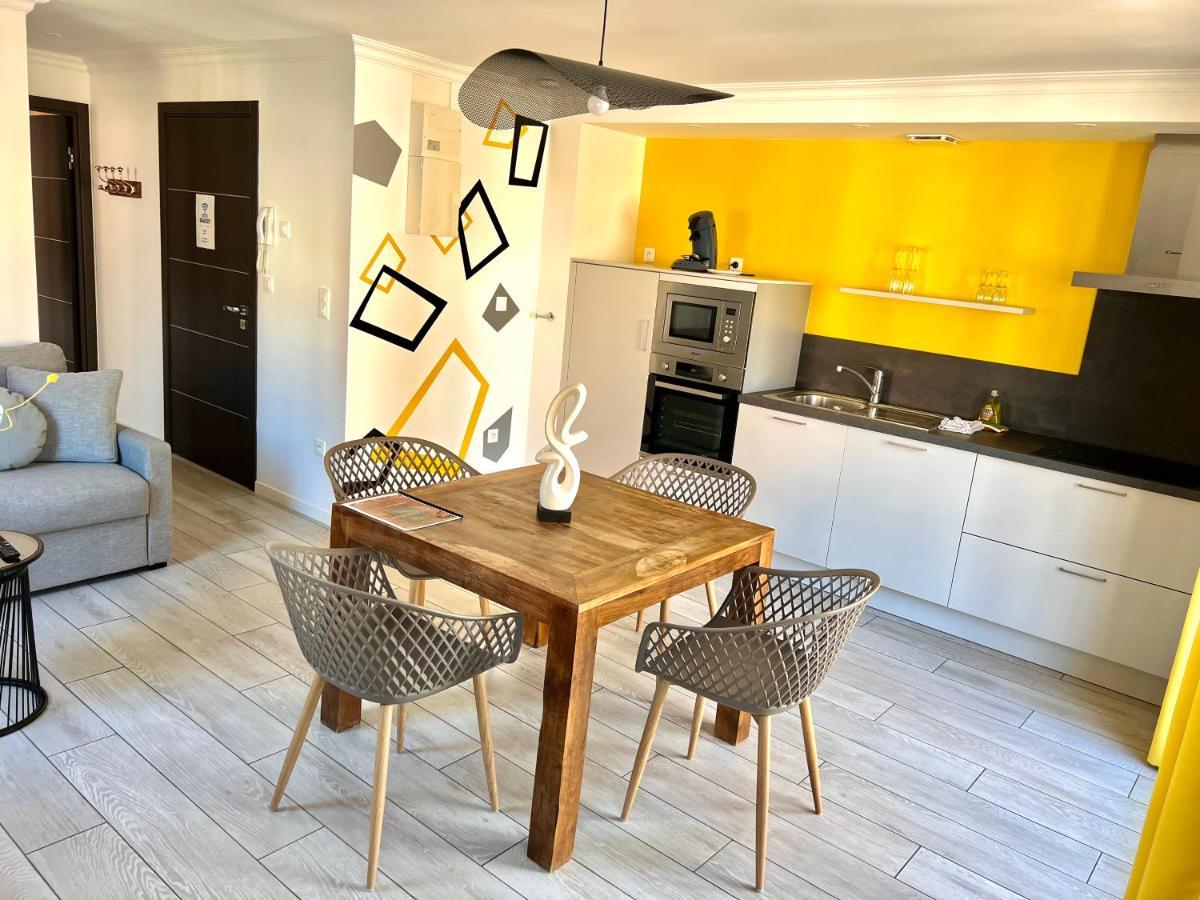 Plage à 50m Appartement Rêves étoilés Villa Les Bains de Mers Esterno foto